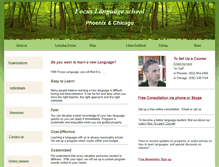 Tablet Screenshot of focuslanguage.com